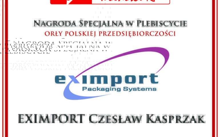 Firma 30-lecia – Nagroda Specjalna w Plebiscycie Orły Polskiej Przedsiębiorczości